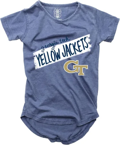 Vista 21 de Wes and Willy NCAA - Camiseta Burnout para niñas S/S