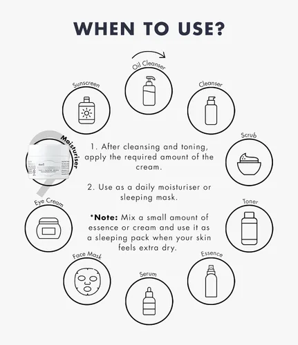 Vista 4 de DearKlairs Mascarilla para dormir con vitamina E, cuidado hidratante coreano durante la noche, 0.5 onzas Niacinamida y adenosina, aumenta tu paso