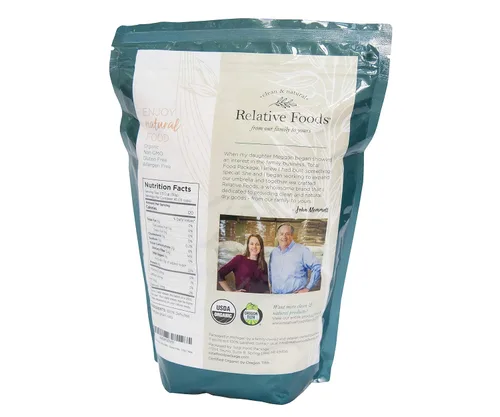 Vista 2 de Relative Foods Harina de avena orgánica, sin gluten, 3 lb