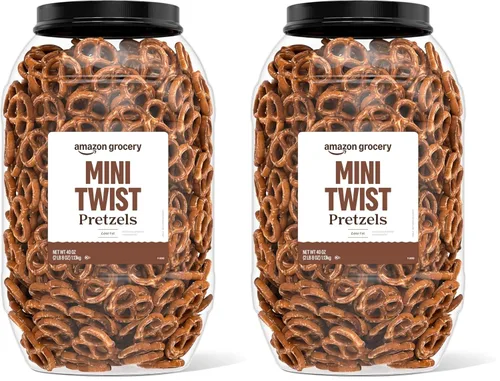 Vista 7 de Amazon Grocery, Pretzels Mini Twist, 40 onzas (anteriormente Happy Belly, el empaque puede variar)