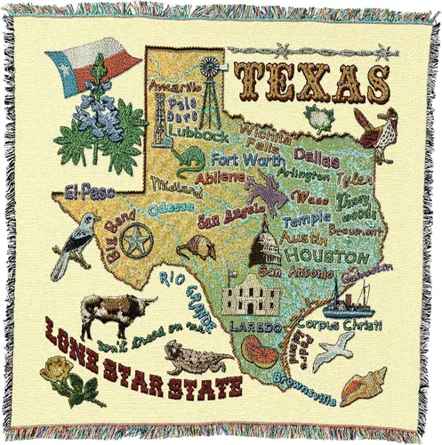 Vista 29 de Pure Country Weavers State of Alabama - Manta cuadrada para regalo, manta de tapiz tejida de algodón, fabricada en los Estados Unidos