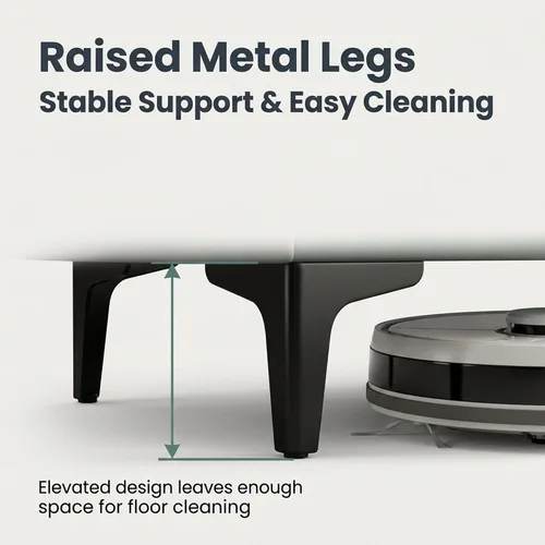 Vista 6 de Storage Bench for Bedroom,Entryway Ottoman with Seating,Edge Footrest Stool