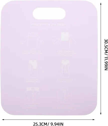 Vista 2 de 2 tablas plegables de camisa para adultos, niños y niñas, herramienta plegable para lavandería fácil, carpeta portátil para organizar camisas