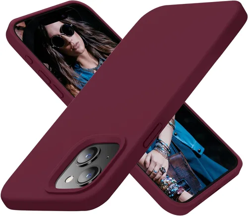 Vista 15 de Cordking Funda diseñada para iPhone 15 Pro Max, funda de silicona ultradelgada a prueba de golpes con [forro de microfibra suave antiarañazos], 6.7