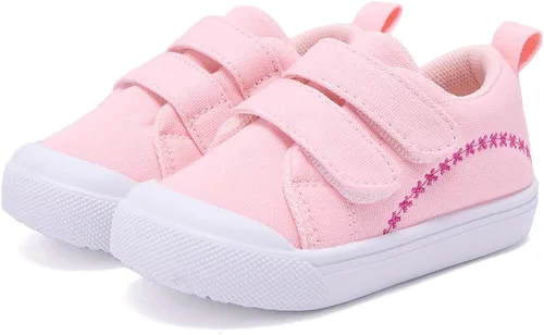 Vista 9 de BMCiTYBM Zapatos de lona para bebé para niños y niñas, zapatillas para caminar Negro (72-Black)