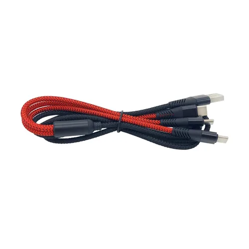 Vista 3 de Cable USB C, 1 divisor a enchufe de 3 vías, cable de carga rápida para teléfono inteligente Android Samsung Galaxy tipo C, tableta Fire Kindle