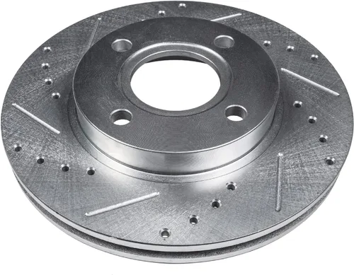 Vista 447 de Detroit Axle - Rotores de freno delantero para 04-13 Mazda 3 Rotores de frenos de disco 06-15 Mazda 5 Reemplazo: Rotor regular delantero de 11.81