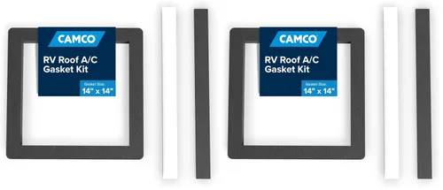 Vista 9 de Camco 25071 14" x 14" Aire acondicionado universal para techo Juego de Juntas