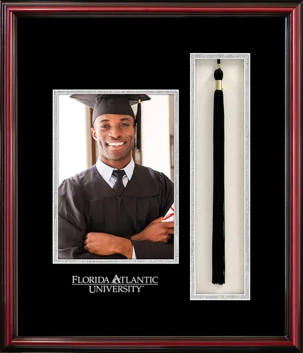 Vista 102 de Campus Images NCAA unisex 5x7 Portrait with Tassel Box Petite Cherry 2-Cereza