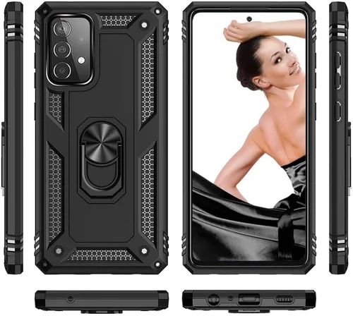 Vista 2 de Funda para Samsung Galaxy S20 [grado militar] [a prueba de polvo] [a prueba de golpes] cubierta de teléfono con soporte de soporte magnético de 360