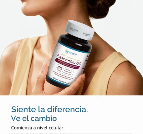Vista 9 de Suplemento de astaxantina de 12 mg – AstaREAL™ Procedente de microalgas con geranilgeraniol GG-Gold® y Tocotrienoles DeltaGold®, sin OMG, sin
