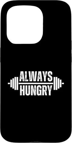 Vista 13 de iPhone 11 Pro Max Funny Body builder Always Hungry Gym Lover Workout Joke Case