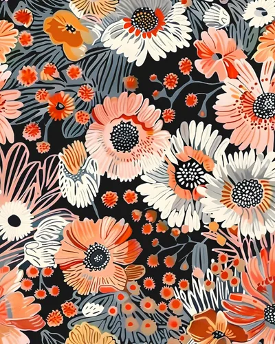 Vista 13 de Papel tapiz floral oscuro, papel tapiz autoadhesivo para despegar y pegar, papel tapiz de vinilo negro bohemio para armarios, papel adhesivo
