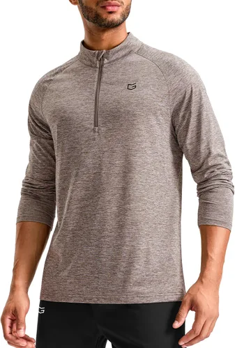 Vista 17 de G Gradual Camisetas deportivas de manga larga con cremallera de un cuarto Blanco