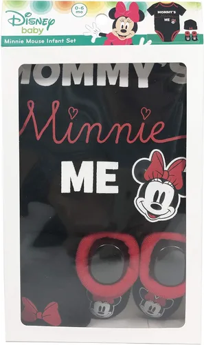 Vista 2 de Disney Juego de 3 piezas de Minnie Mouse para bebé niña en caja de regalo