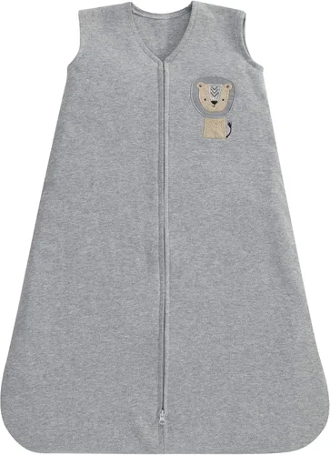 Vista 8 de Lambs & Ivy Jungle Safari - Juego de ropa de cama para cuna de bebé de 6 piezas, color gris/bronceado/blanco