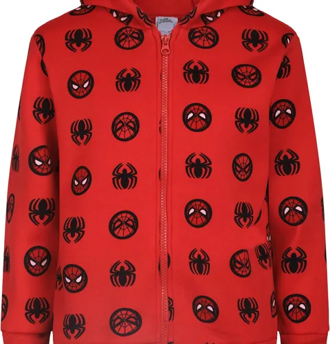 Vista 3 de Marvel Spiderman - Paquete de 2 sudaderas con capucha para niños pequeños y pequeños, color rojonegro