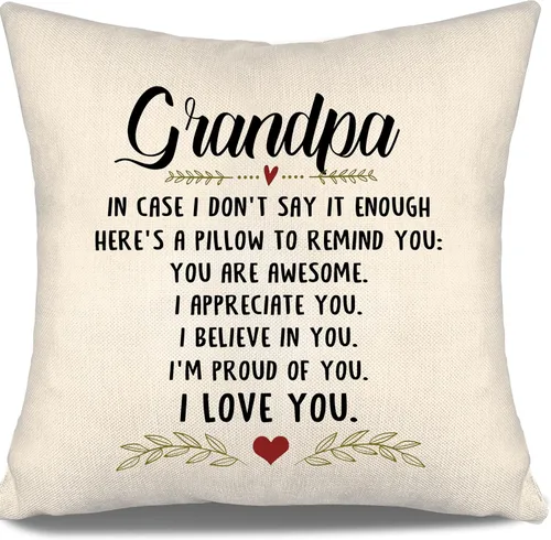 Vista 16 de En caso de que no lo diga lo suficiente aquí hay una almohada para recordarte que eres increíble, te aprecio, te quiero. Funda de almohada para tía