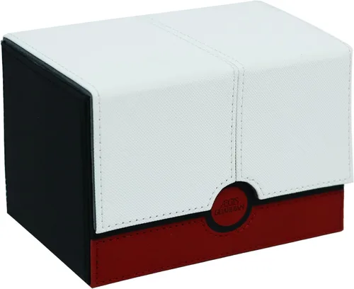 Vista 6 de Commander - Caja de cubierta para tarjetas PTCG MTG, se adapta a más de 150 tarjetas de doble manga con 2 divisores, 6 imanes fuertes, funda