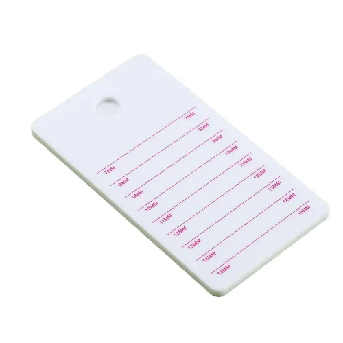 Vista 7 de Paleta de extensiones de pestañas acrílicas, organizador de pestañas postizas para injerto, bandeja de pestañas, paleta de pinzas adhesivas de azul