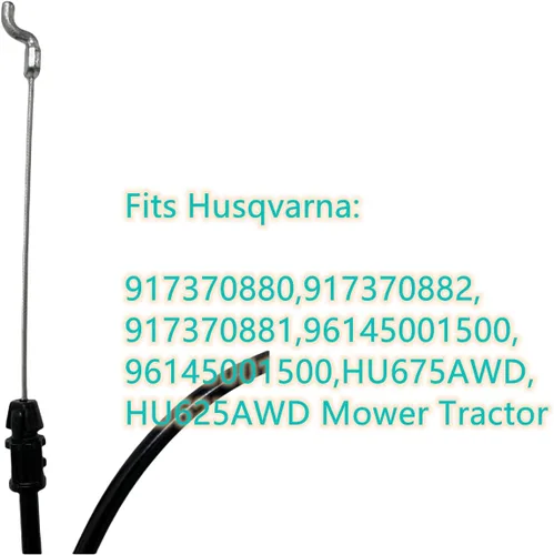 Vista 3 de 586033301 Cable de control de accionamiento para tractor de cortacésped Husqvarna HU675AWD HU625AWD