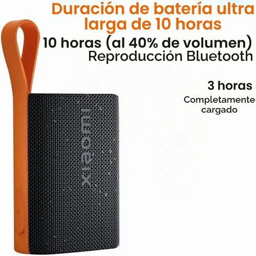 Vista 5 de Xiaomi Altavoz Bluetooth portátil, estéreo inalámbrico verdadero, Bluetooth 5.4, IP70 impermeable, reproducción de larga duración (5, vatios)