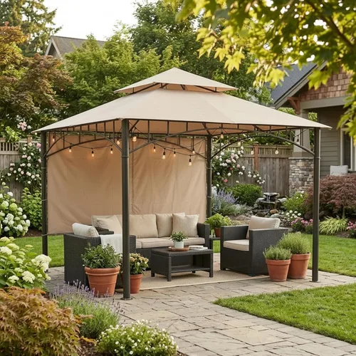 Vista 2 de Parasol universal para cenadores de 10 pies