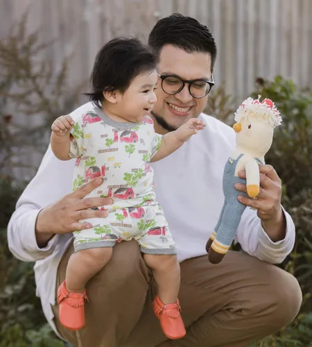 Vista 5 de Burts Bees Baby Mameluco de manga corta para bebés 100 algodón orgánico de una pieza