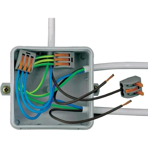 Vista 6 de 50 conectores de palanca, tuercas de combinación de 2 conductores, conectores de cable compactos, terminal de conexión rápida 28-12 AWG adecuado
