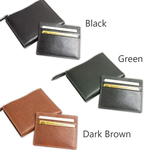 Vista 8 de Dom Teporna Italia Bifold Hombres de Cuero de grano Completo Itario con Pass Case Thin Card Holder Monedero