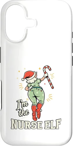 Vista 28 de I'm The Nurse Elf Funny Matching Family Christmas Group Case for iPhone 16