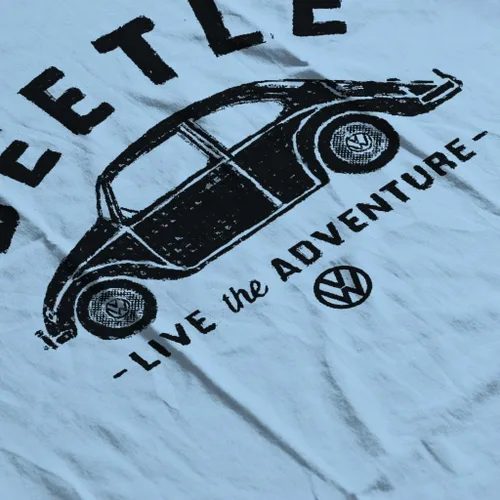 Vista 5 de Volkswagen Beetle White Live The Adventure Camiseta de mujer