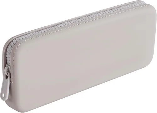 Vista 10 de Soporte para brochas de maquillaje de silicona, bolsa de maquillaje de viaje, organizador de brochas portátil suave, artículos esenciales de viaje