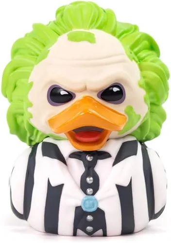 Vista 3 de TUBBZ Primera Edición: Terror - Figura de Pato de Goma de Cosplaying de Beetlejuice de Vinilo