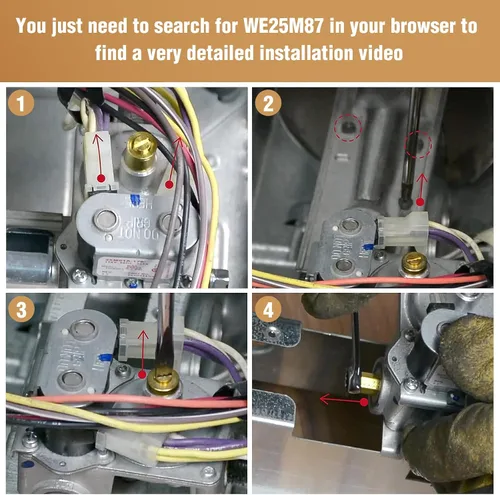 Vista 2 de Kit de conversión LP secador de gas WE25M87 GE
