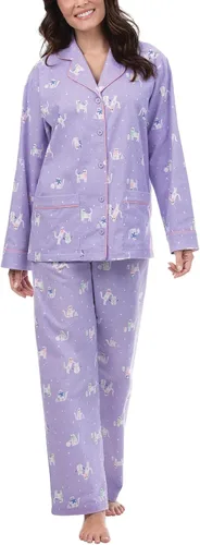 Vista 28 de PajamaGram - Pijamas de invierno para mujer - Pijamas de franela para mujer