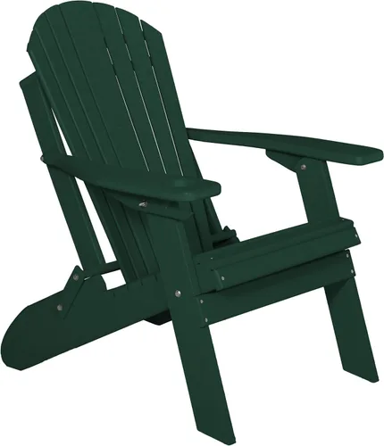 Vista 10 de Furniture Barn USA Silla Adirondack plegable de polietileno, azul Aruba Azul (Aruba Blue)