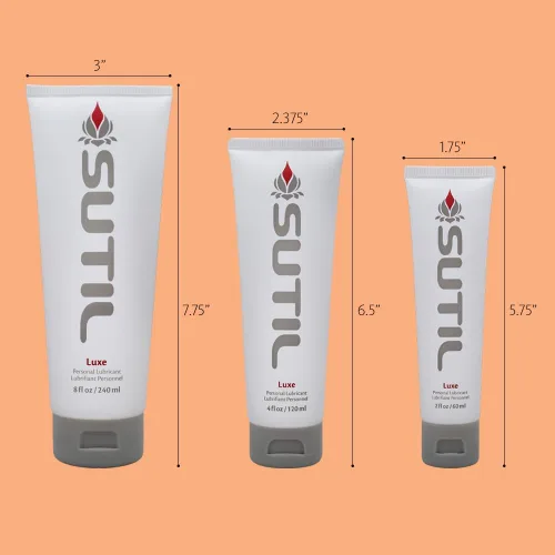 Vista 9 de SUTIL Sensual Luxury Lubricante sexual Luxe Lubricante ligero no pegajoso a base de agua Lubricante sexual botánico para mujeres, hombres