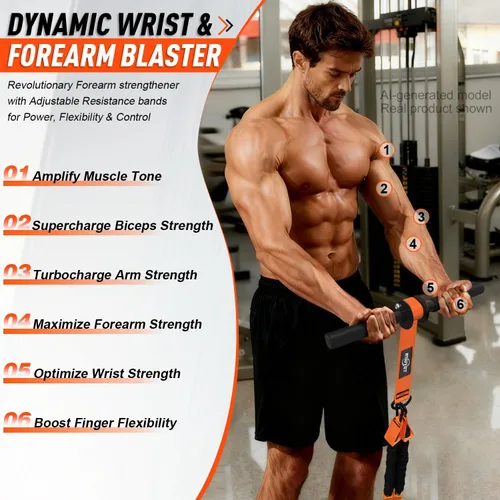 Vista 5 de 195LBS Heavy Duty Pedal Resistance Band with Handle, Sit Up Exercise Equipment for Men Foot Pedal Exerciser Band for Home Gym, Abs, Core, Arm &