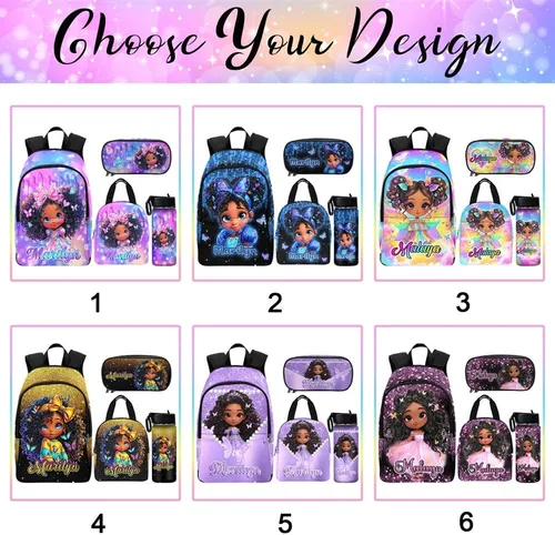 Vista 204 de Texto personalizado Elefante desgaste gafas mochila mochila mochila casual Daypack bolsa para mamá niñas, color86-4, Mochilas Daypack