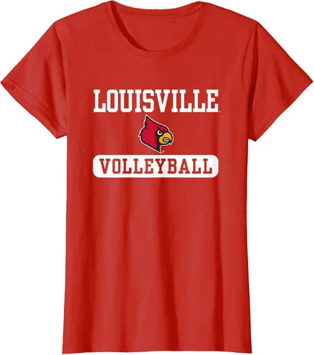 Vista 10 de Louisville Cardinals - Camiseta con licencia oficial de voleibol, Negro