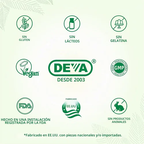Vista 4 de Deva - Tabletas de suplemento de ceramida para restaurar la piel, 60 unidades, 1 paquete