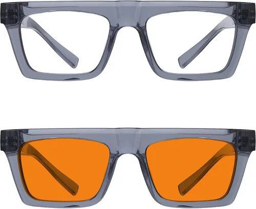 Vista 39 de Eyekepper Gafas de luz azul para hombre y mujer, paquete de 6 lentes Pilot Paquete de 6 color mezclado