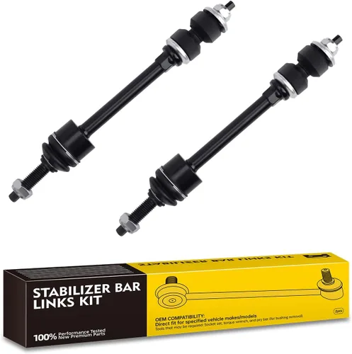Vista 17 de TOVASTY 2 piezas eslabones de barra estabilizadora compatibles con Chevy Silverado 1500 2007-2016, Avalanche 07-13, Suburban 15-16, compatibles