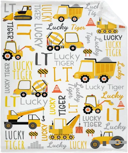 Vista 48 de Manta de bebé con texto en inglés «Just A Boy Who Loves Trucks» para niños y niñas, manta súper suave para envolver al recién nacido, acogedora