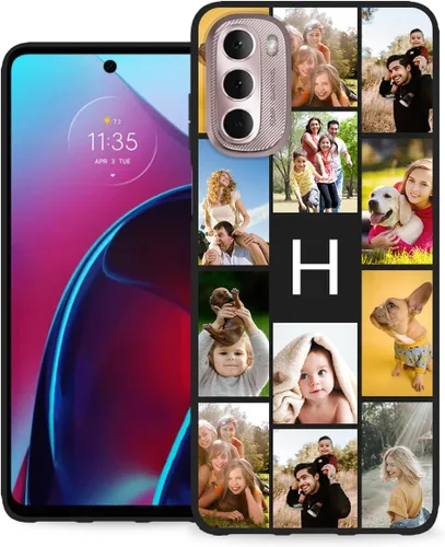 Vista 25 de Funda personalizada para Motorola Moto G Stylus 5G con nombre de foto y texto – GStylus 5G personalizada para teléfono móvil/smartphone/teléfono