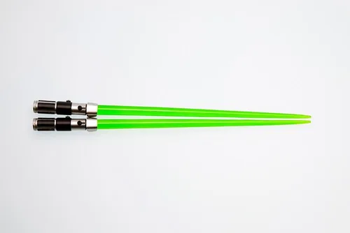 Vista 2 de Star Wars - Palillos de sable láser Yoda (versión renovada) Kotobukiya