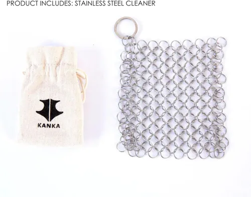 Vista 7 de KANKA Parrilla de hierro fundido – Plancha reversible extragrande de doble cara para estufa de gas, placa de parrilla para barbacoa, sartén superior