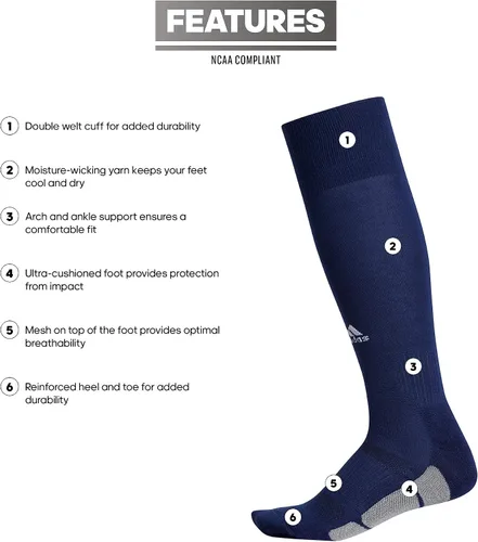Vista 2 de adidas Icon BaseballSoftball (1-Pair) Over The Calf (OTC)
