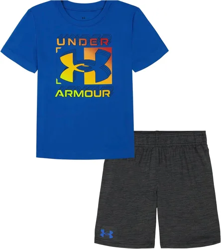 Vista 168 de Under Armour baby-girls Ua Terrazzo Leopard Heart SetShort Set